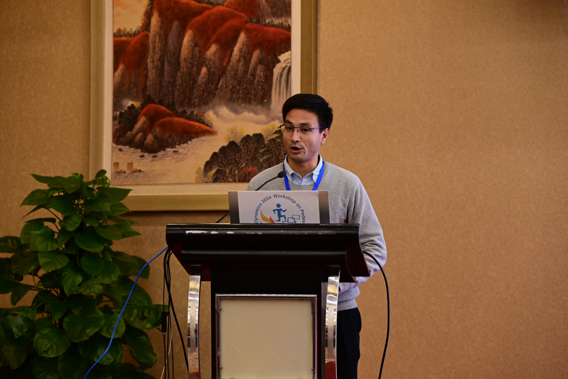 Presentation on Pedestrian Traffic and Evacuation Dynamics.JPG